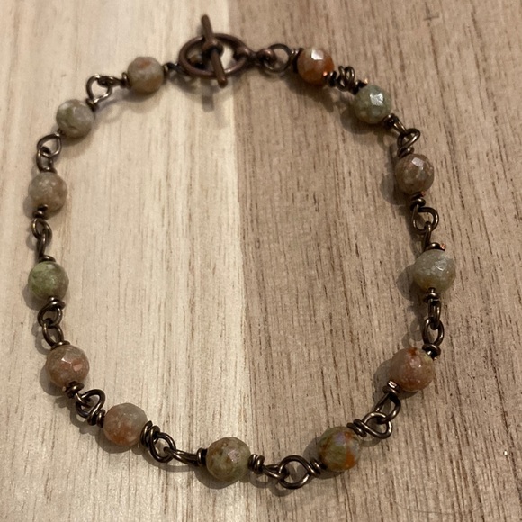 Jasper Bead Bracelet - Picture 1 of 3
